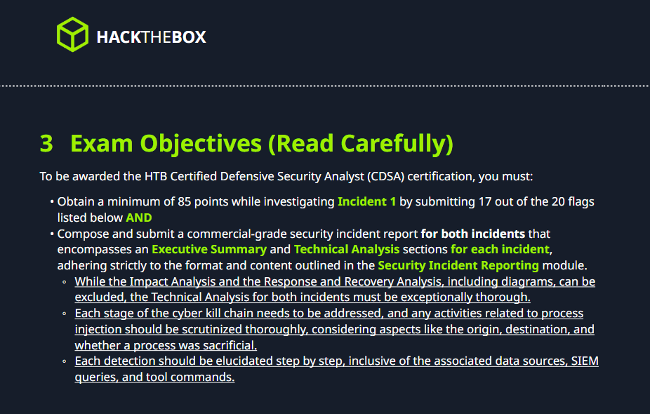 Exam Objective