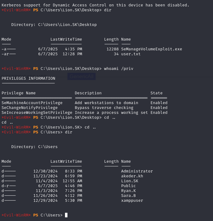users and exploit binary
